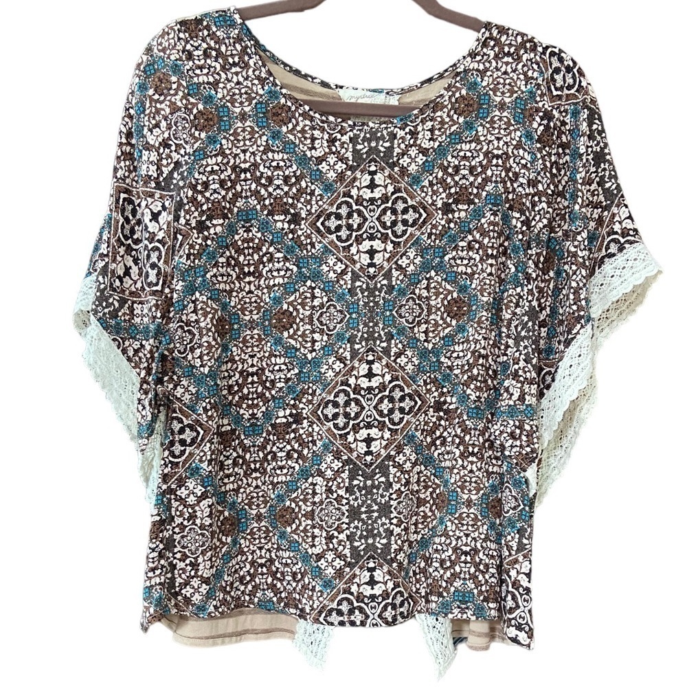 Mystree Boho Top Size Small
